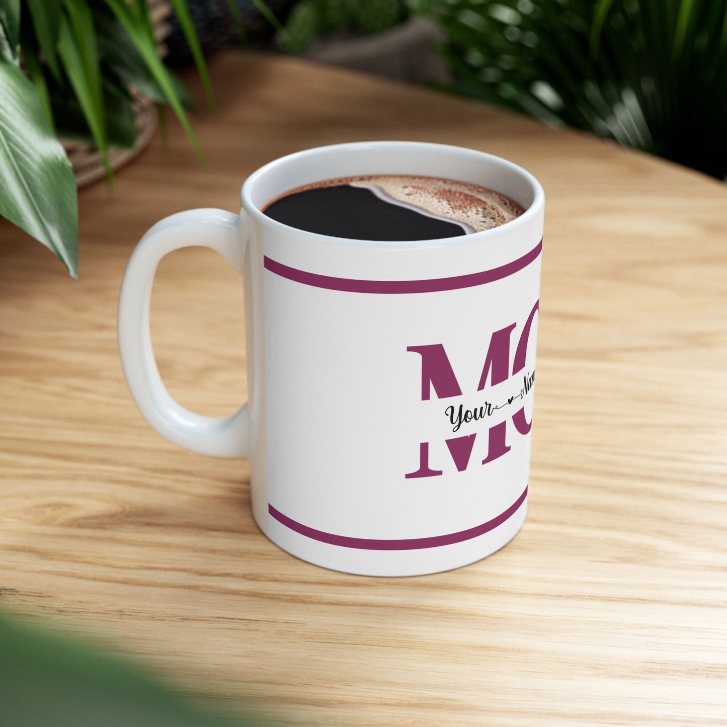 Personalized Mom Mug Purple