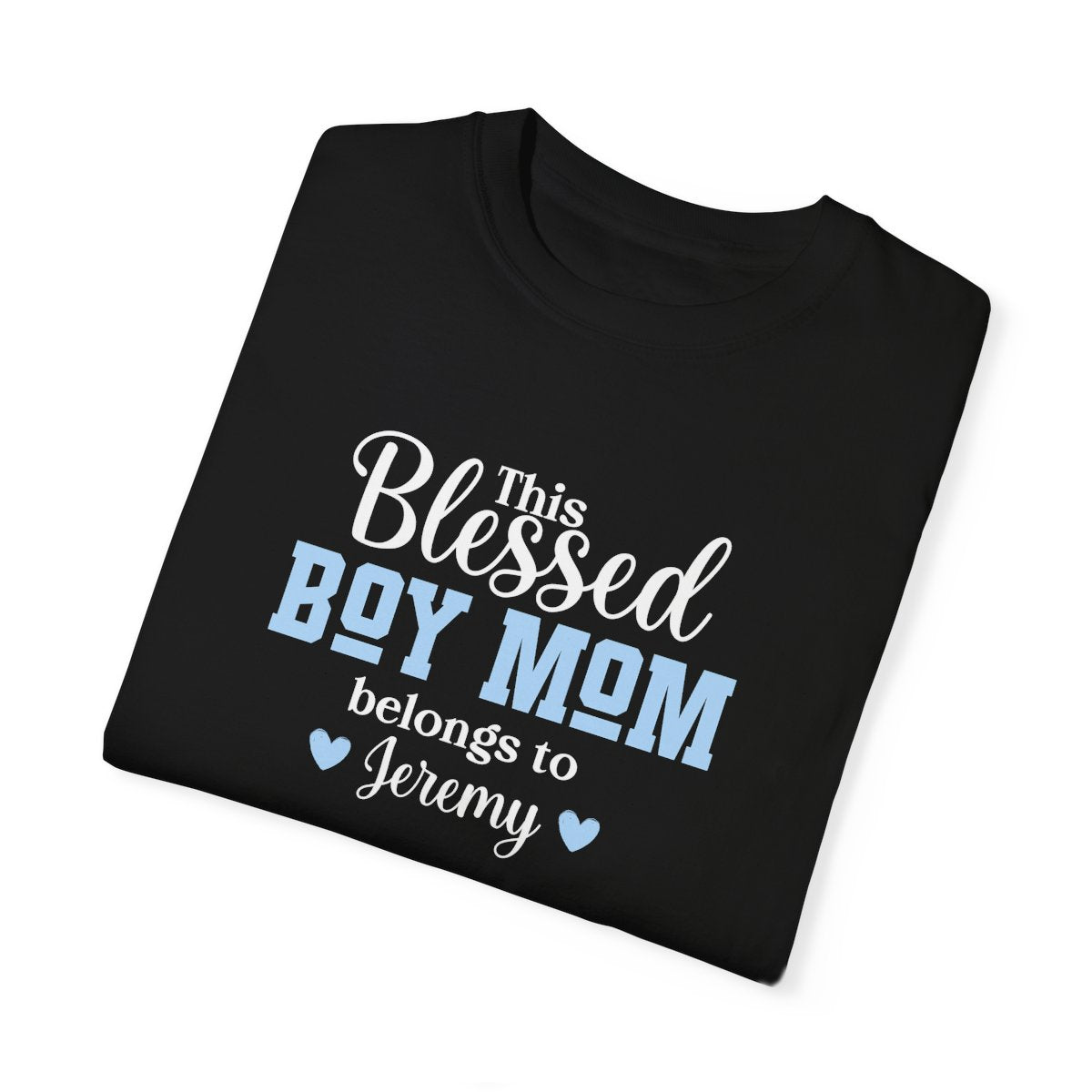 Personalized Blessed Boy Mom T-Shirt