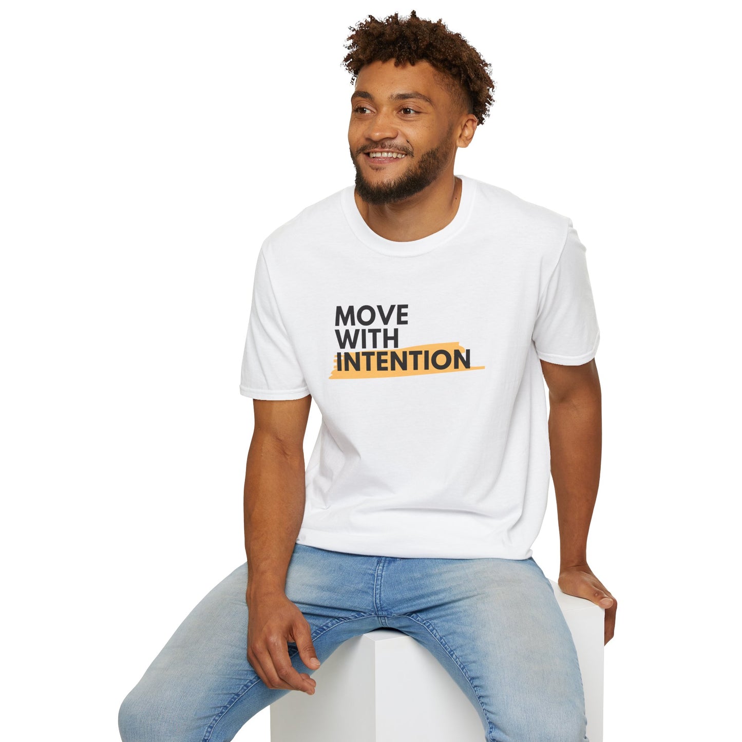 Move with Intention Motivational Tee